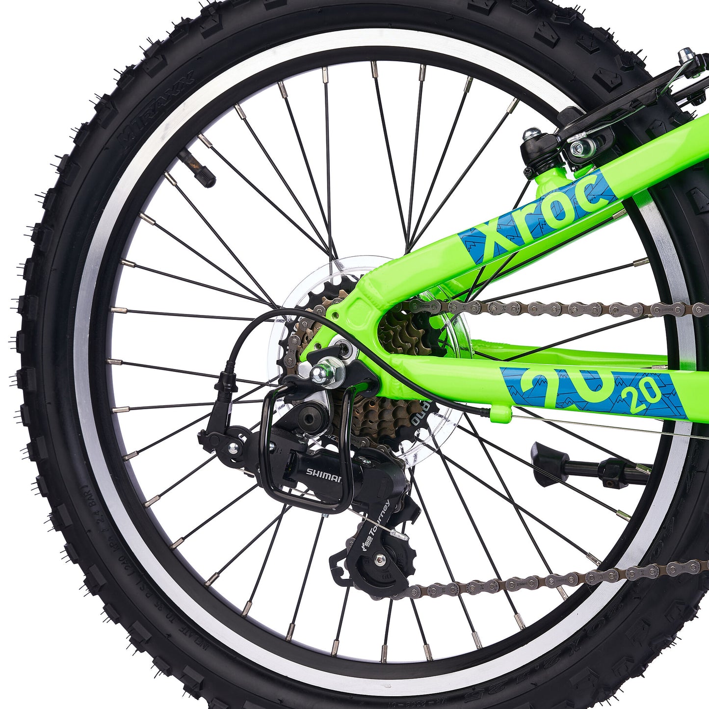 S'COOL Xroc pro 20-K7 - Neon Green/Ocean