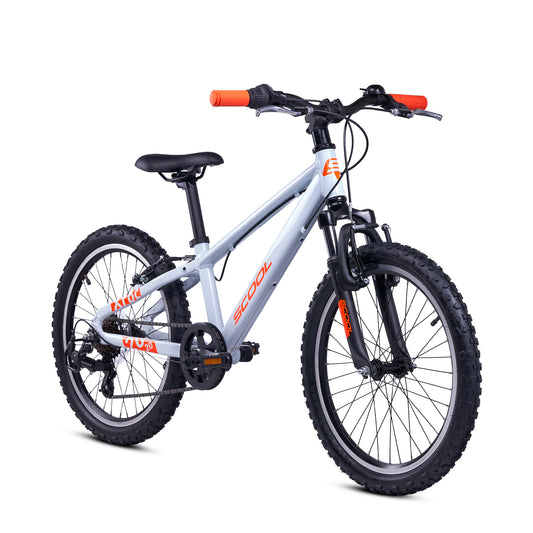 S'COOL Xroc pro 20-K7 - Gris ciel/Orange fluo