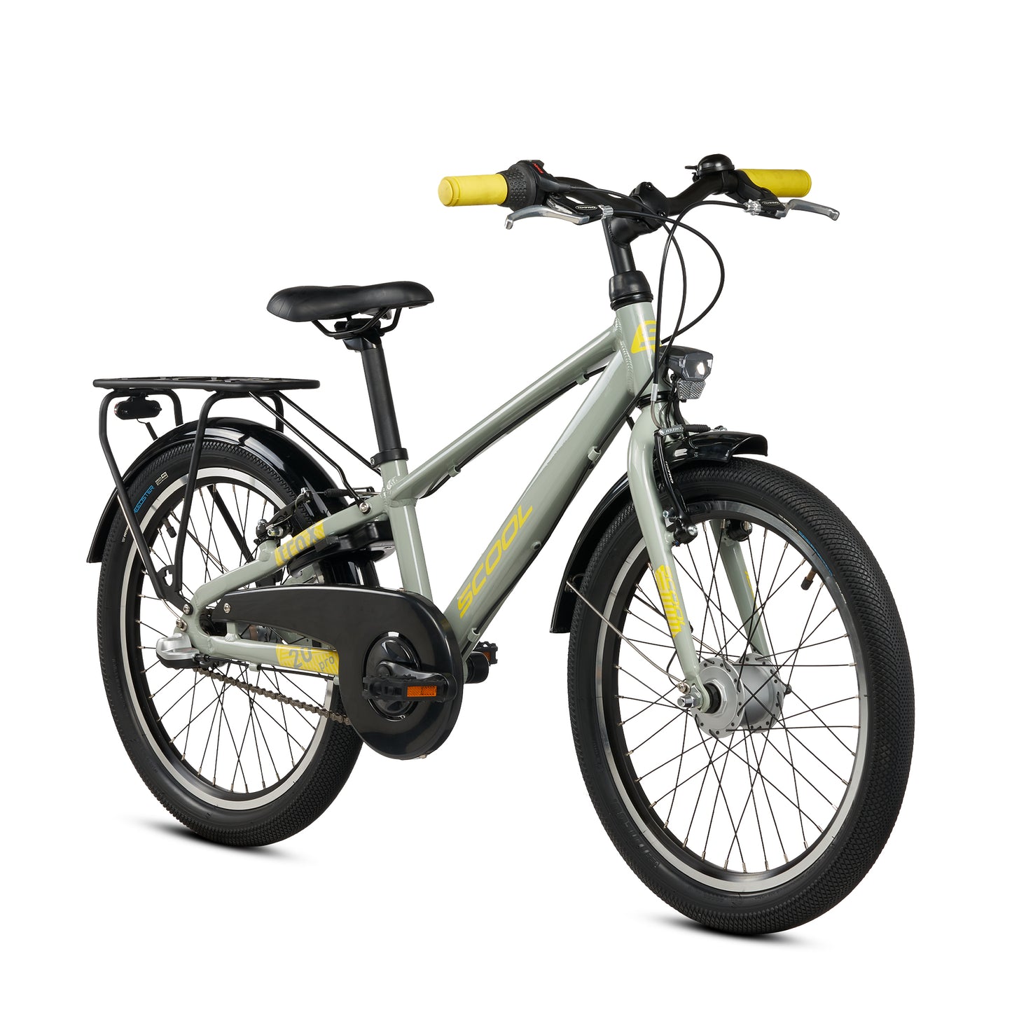 S'COOL troX pro 20-N3 - Pebble Grey/Yellow