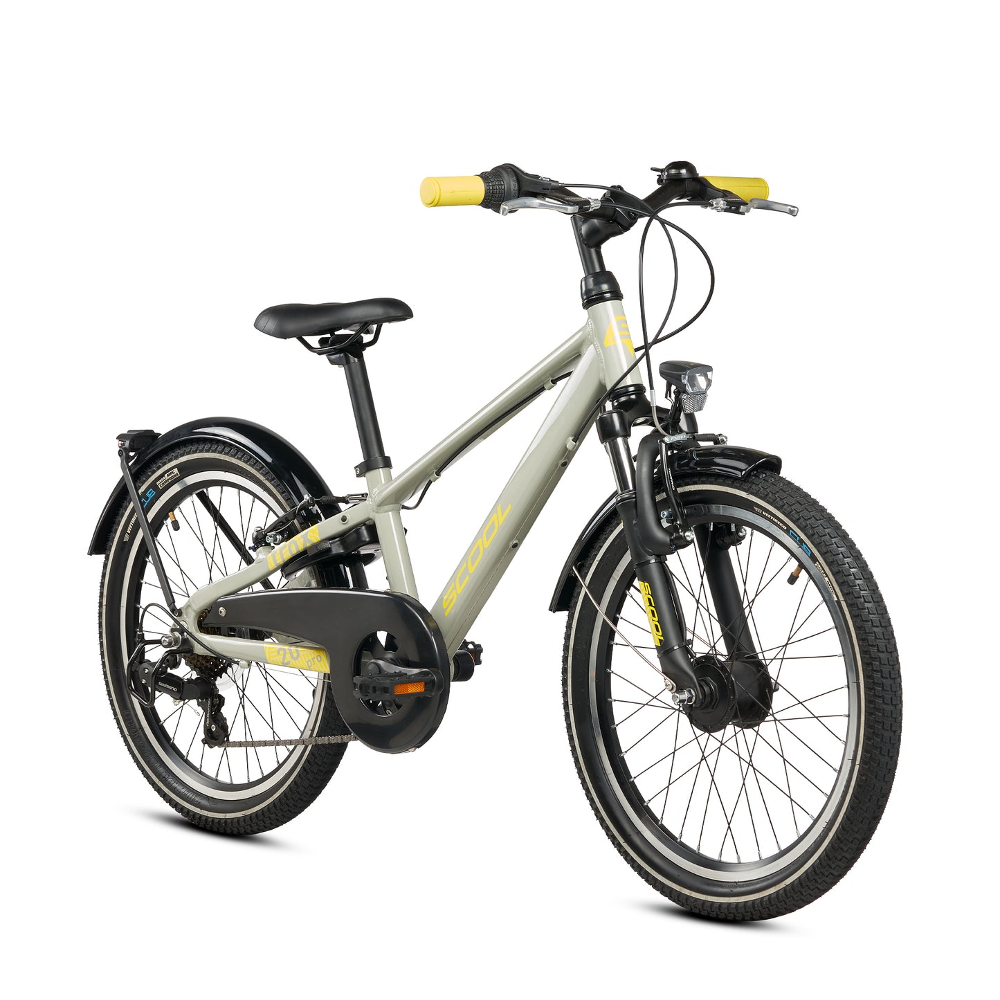 S'COOL troX pro 20-K7 - Pebble Grey/Yellow