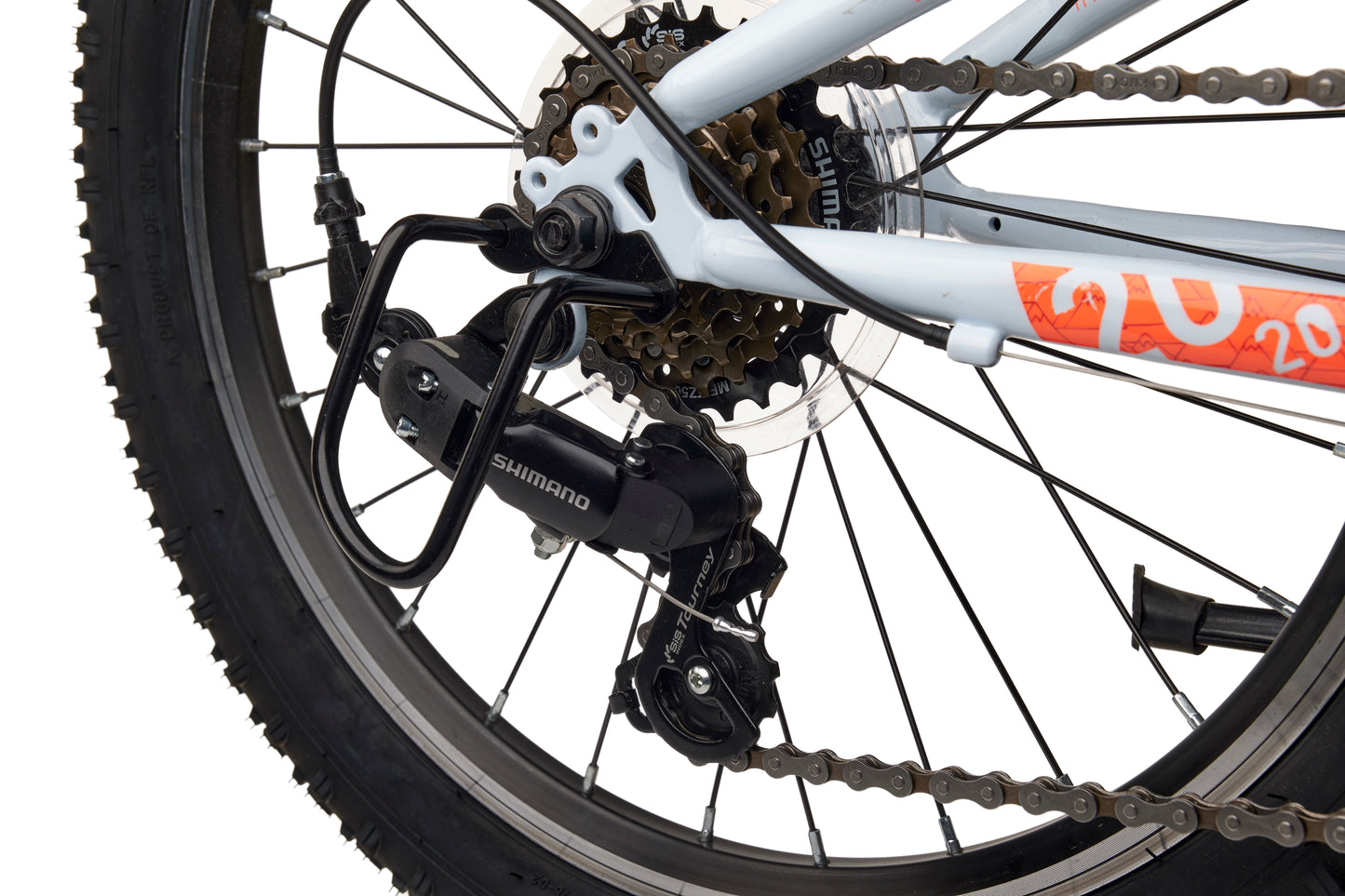 S'COOL Xroc 20-K6 - Gris ciel/Orange fluo