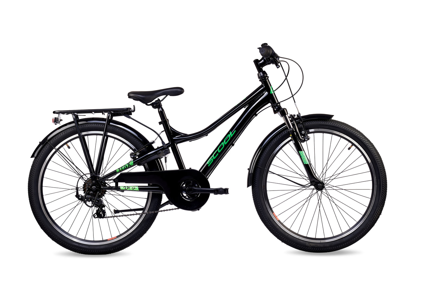 S'COOL troX 24-K6 - Noir/Vert Fluo