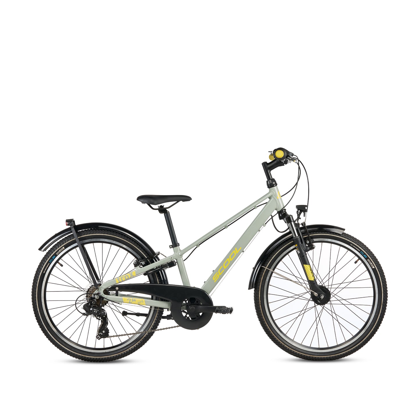 S'COOL troX pro 24-K7 - Pebble Grey/Yellow