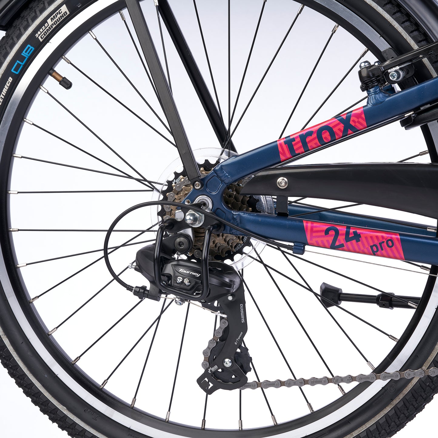 S'COOL troX pro 24-K7 - Pearl Night Blue/Pink