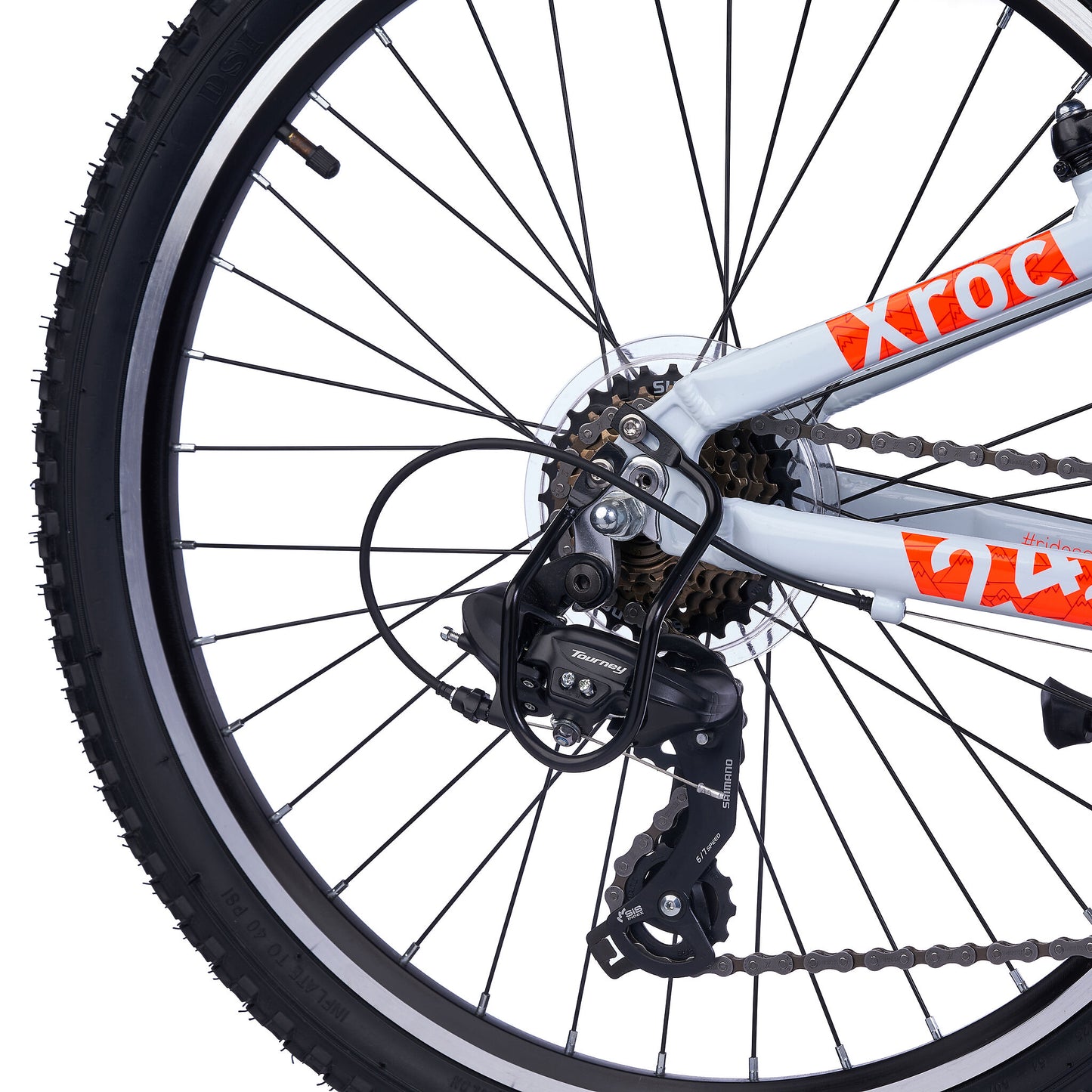 S'COOL Xroc pro 24-K7 - Sky Grey/Neon Orange