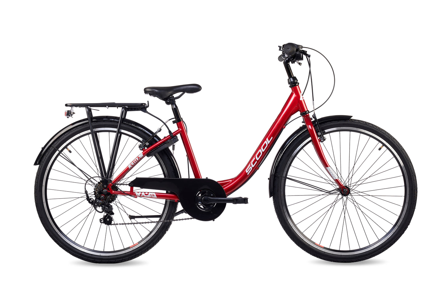 Rear light for luggage rack mounting 20"-26"