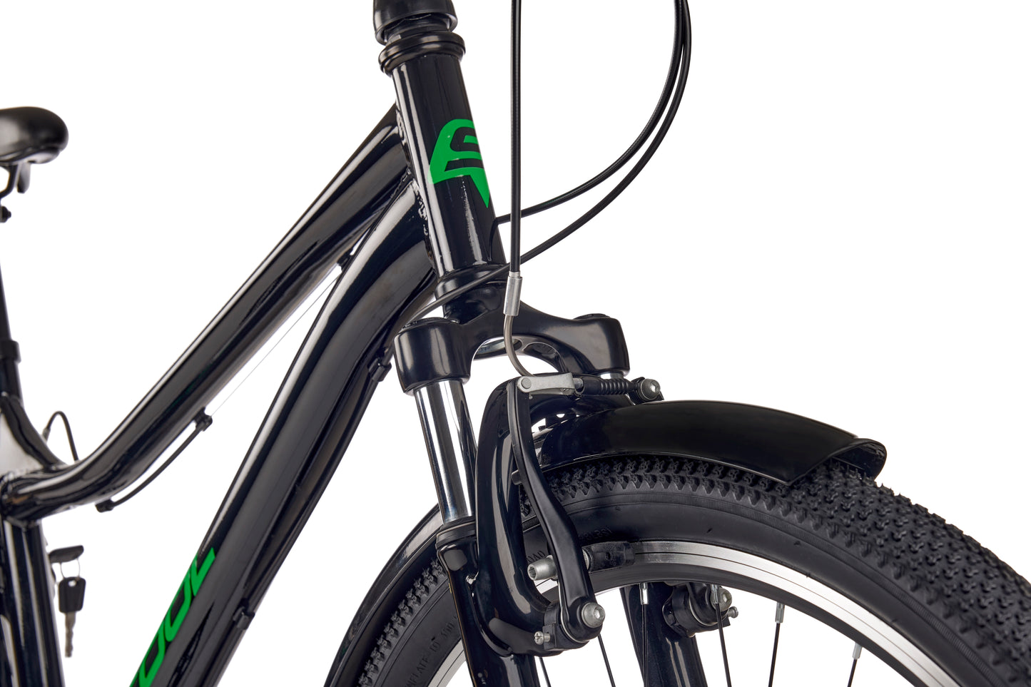S'COOL troX 26-K6 - Noir/Vert Fluo