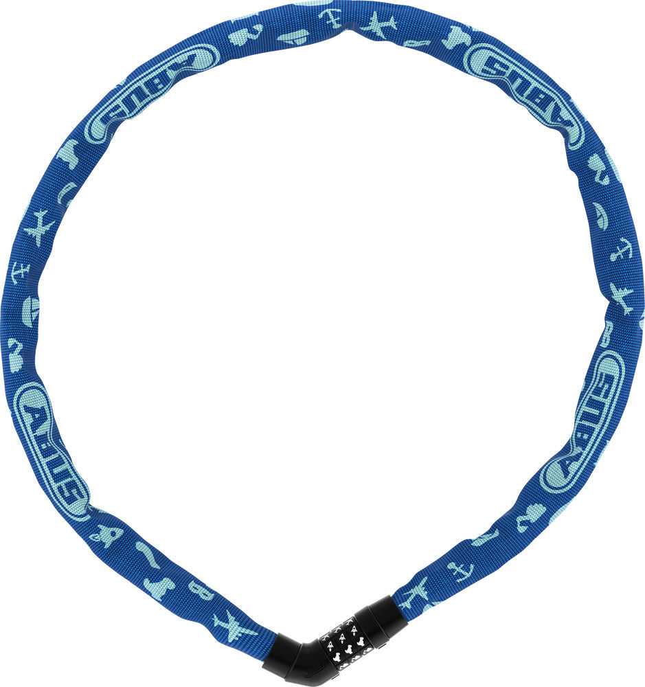 SYMBOLES de la chaîne ABUS Steel-O-Chain™ 4804C/75 bleue